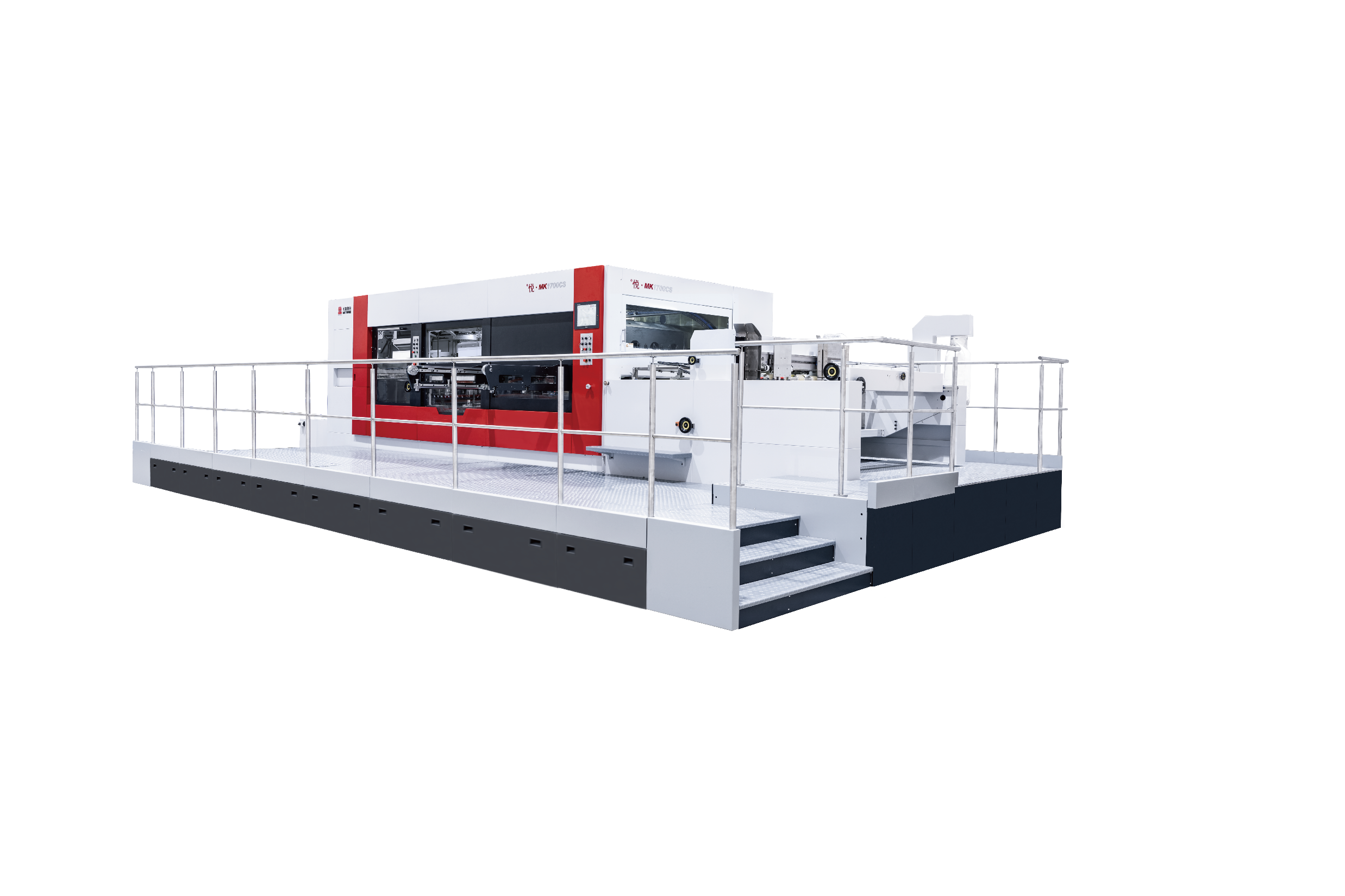 悅·1700CS瓦楞紙模切機
超大幅面瓦楞紙模切機，最高速度6000張/小時